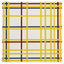 Piet Mondrian - Komposition - Bunte Geometrie
