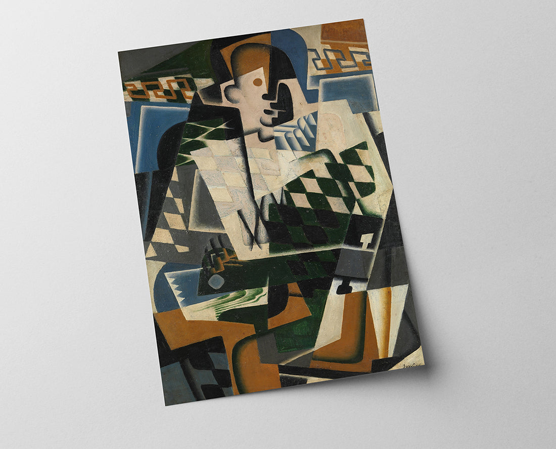 Juan Gris - Harlekin mit einer Gitarre