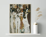 Gustav Klimt - Beethovenfries (linker Teil) (1901)