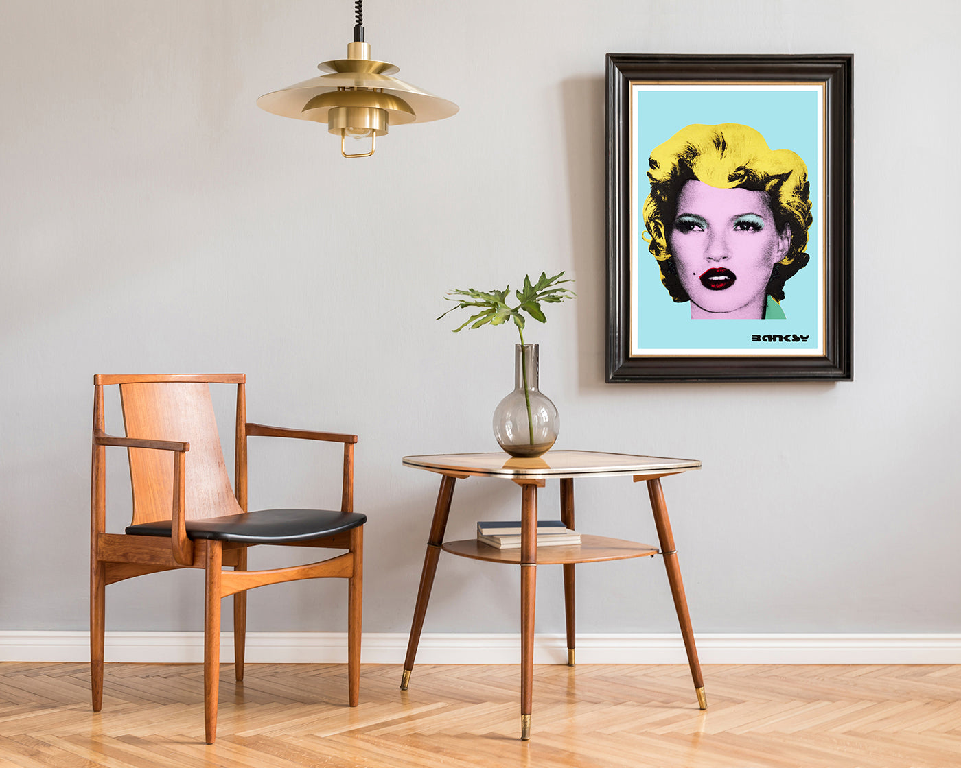 Banksy - Museum-Poster Kate Moss im Pop-Art Stil von Marilyn Monroe