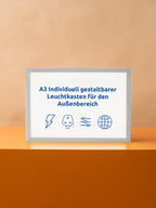 A3 Leuchtkasten für den Außenbereich