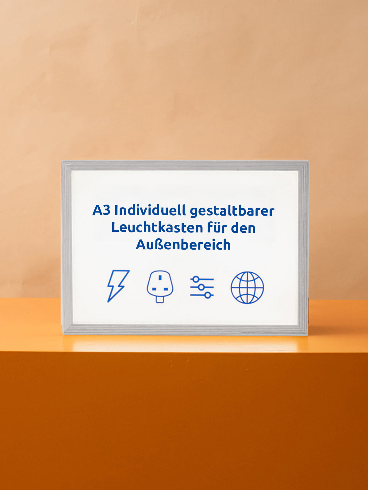 A3 Leuchtkasten für den Außenbereich