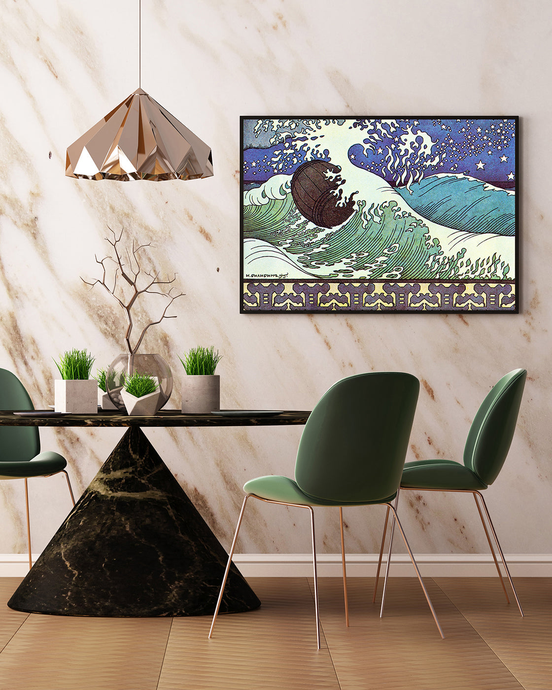 Ivan Bilibin - Die Welle