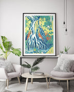 Katsushika Hokusai - Kirifuri-Wasserfall am Kurokami-Berg in Shimotsuke