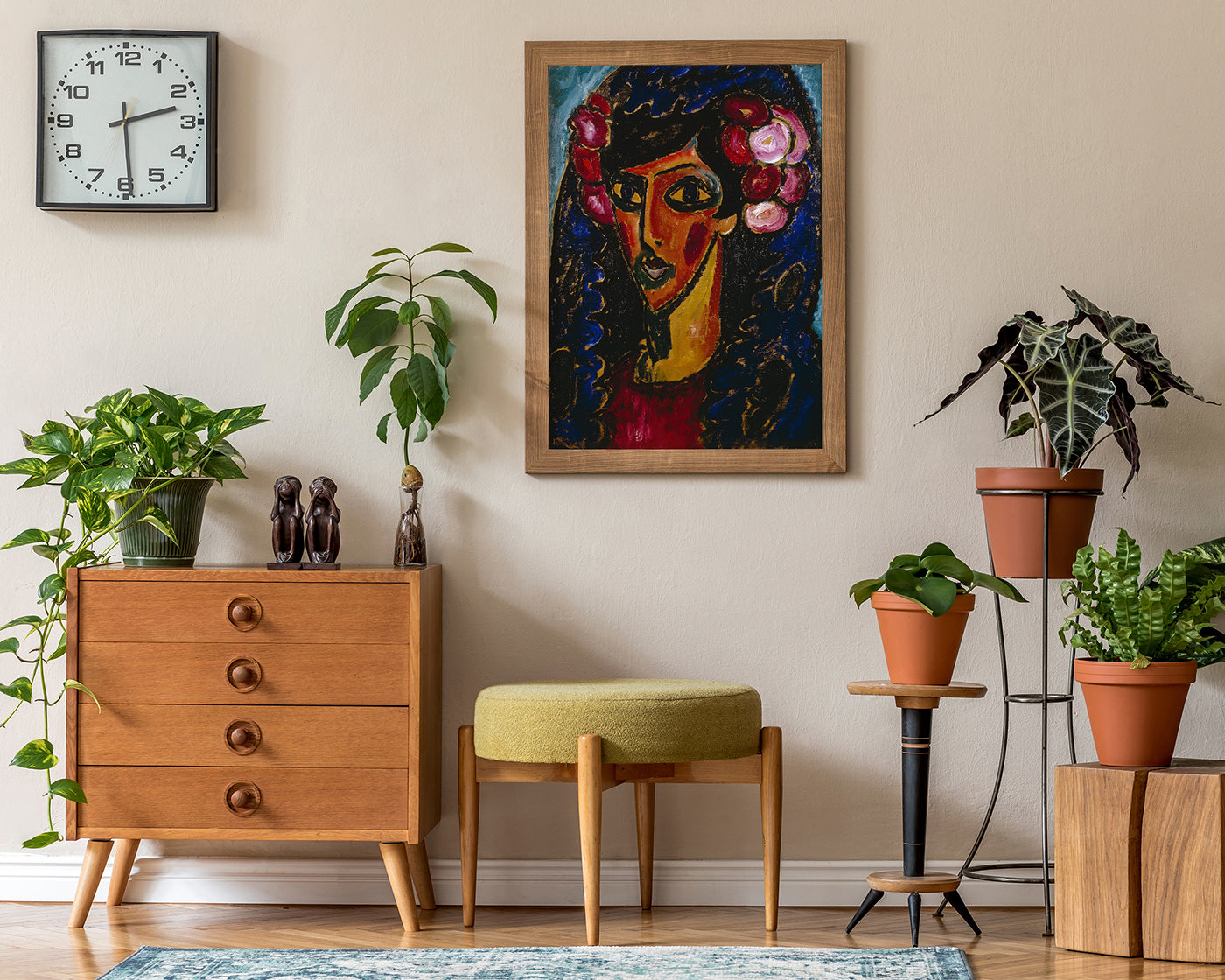 Alexej von Jawlensky - Die blaue Mantilla