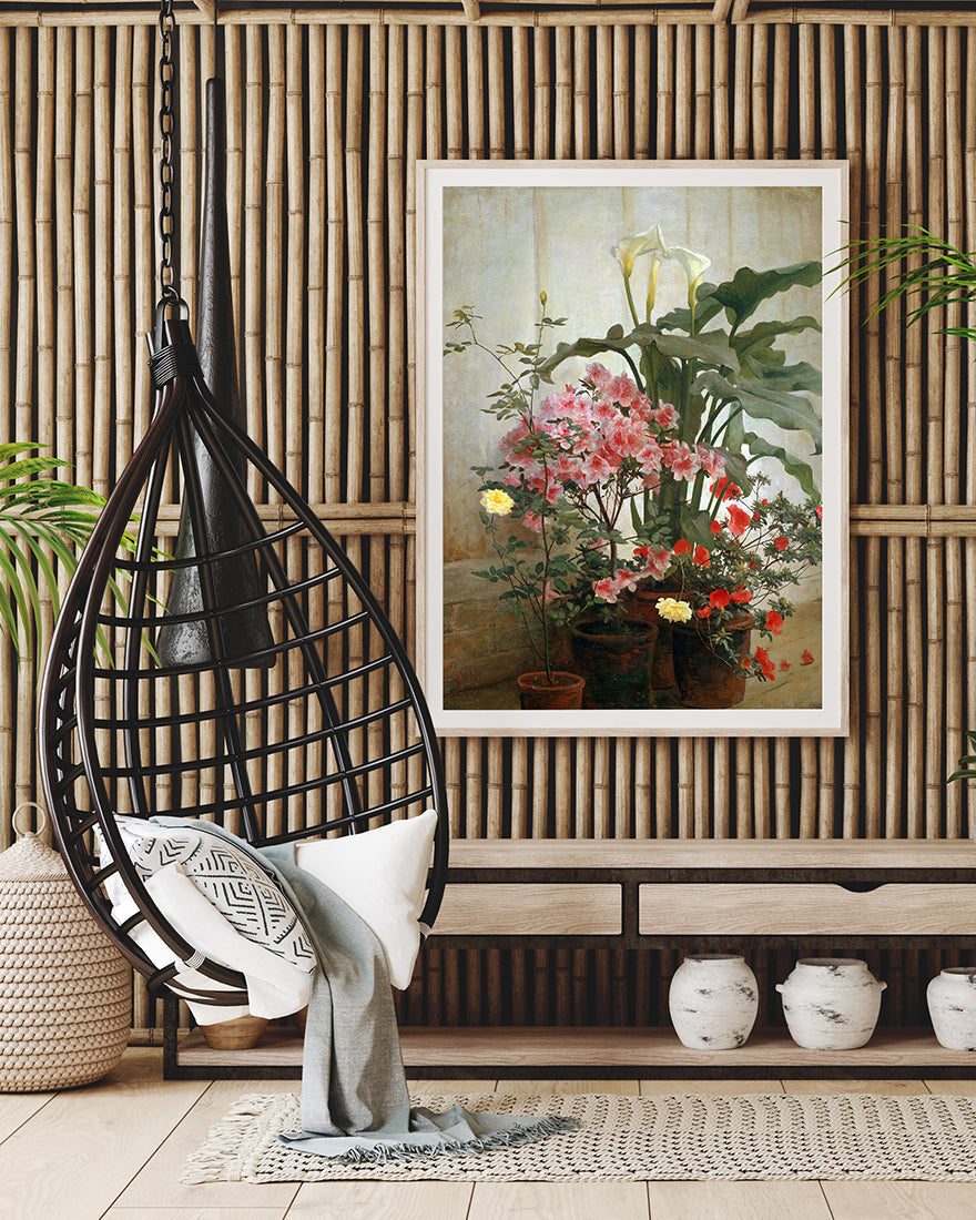 George Cochran Lambdin - Seite eines Gewächshauses