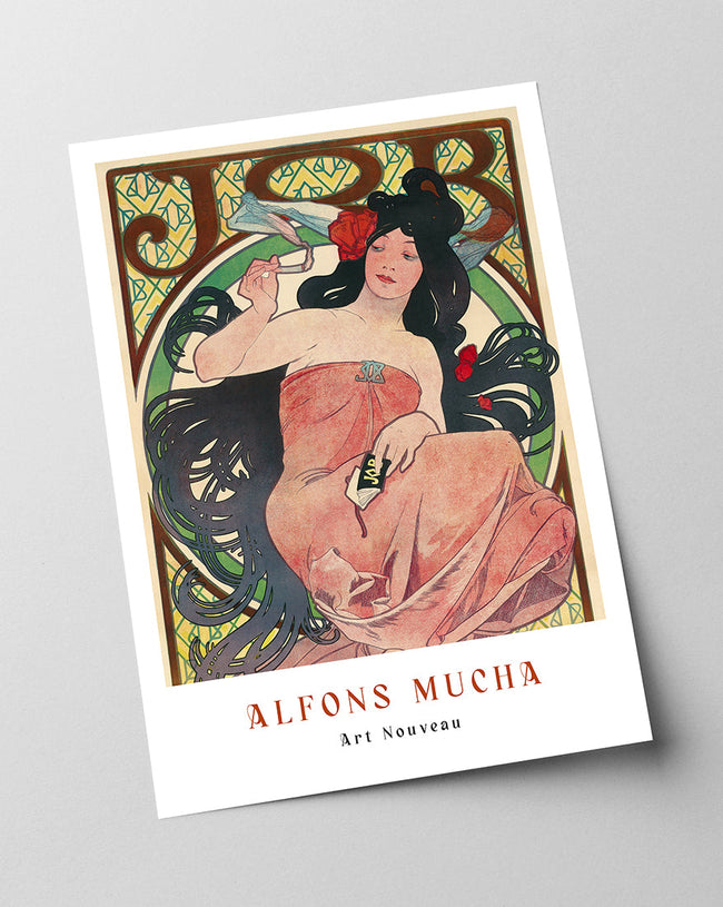 Alfons Mucha - Museum-Poster Rauchende Frau II - JOB Main Image