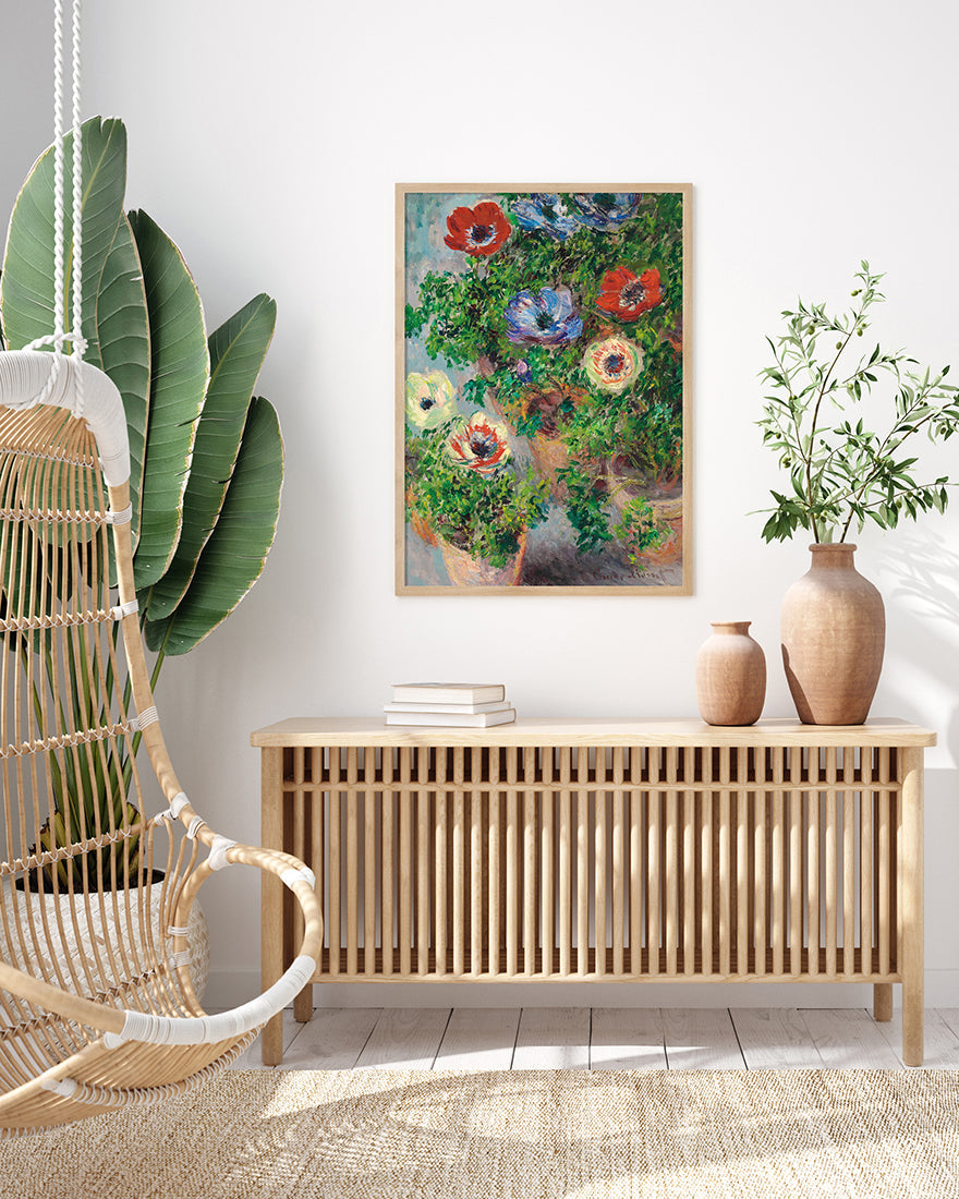 Claude Monet - Anemonen im Topf