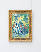 Katsushika Hokusai - Kirifuri-Wasserfall am Kurokami-Berg in Shimotsuke
