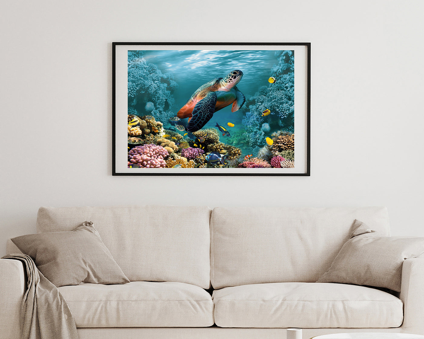 Schildkröte im Korallenriff