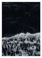 Brechende Wellen - Schwarz-Weiß