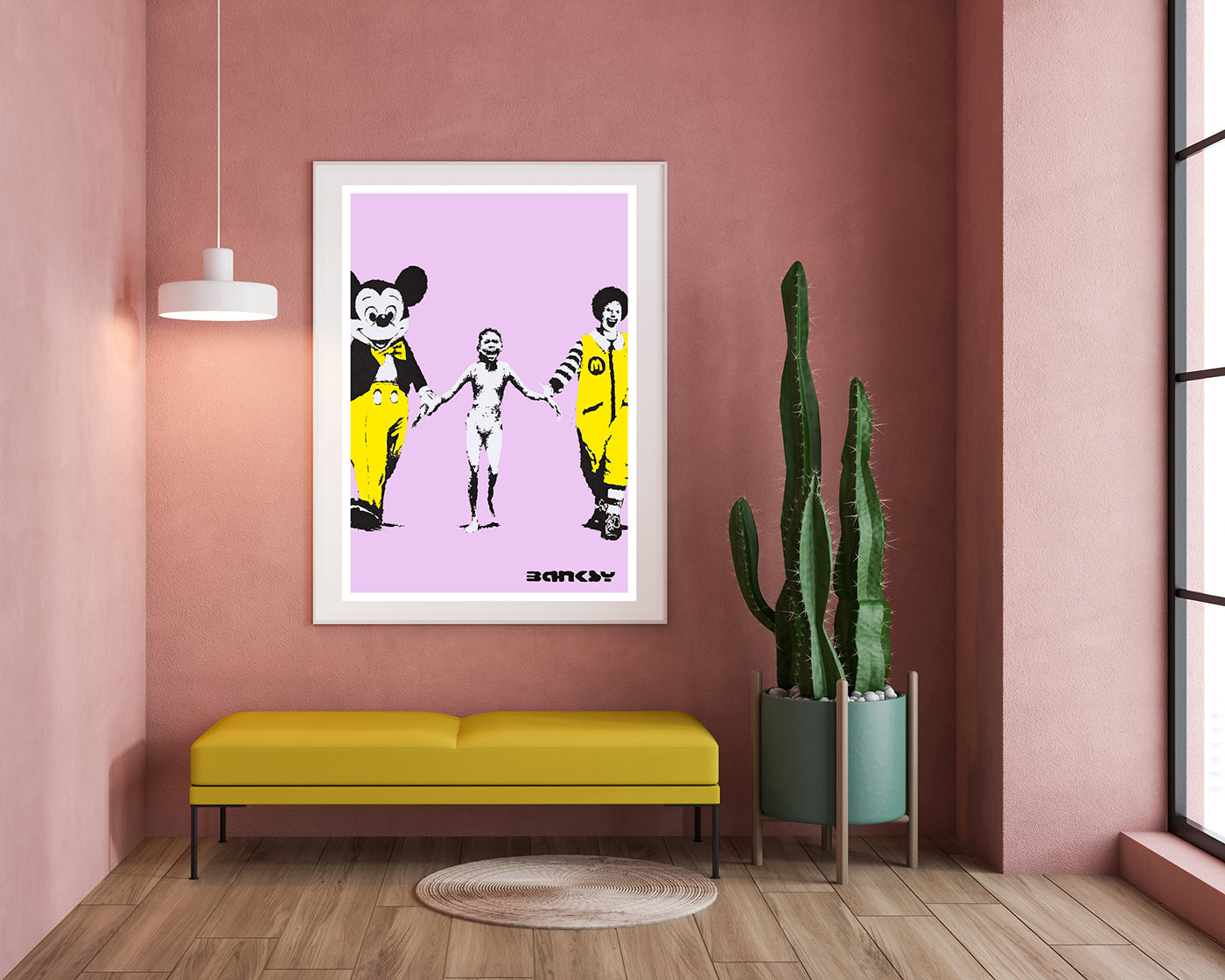 Banksy - Museum-Poster Gesellschaftskritik - Popkultur