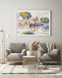 Paul Signac - Blick auf die Seine, Samois