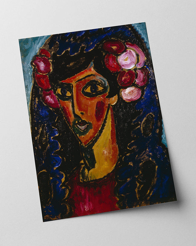 Alexej von Jawlensky - Die blaue Mantilla Main Image