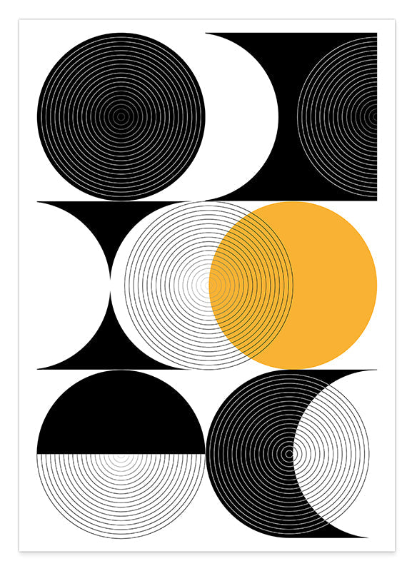 Kreise in verschiedenen Varianten - Orange Hover Image