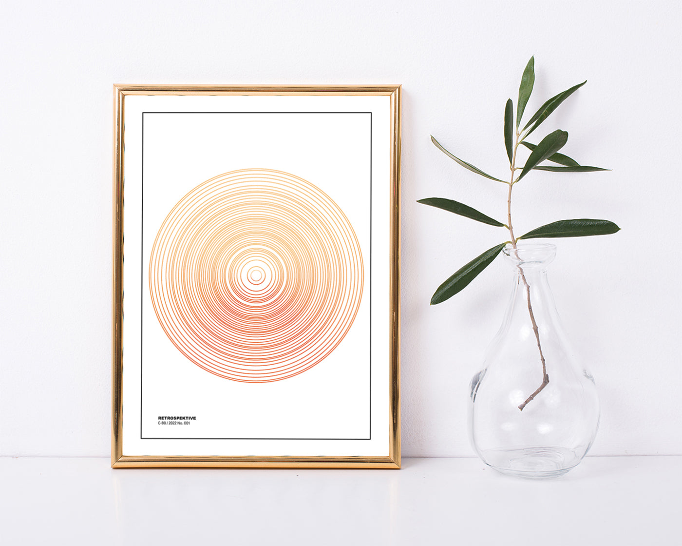 Retrospektive - No. 001 - Kreise in Orange