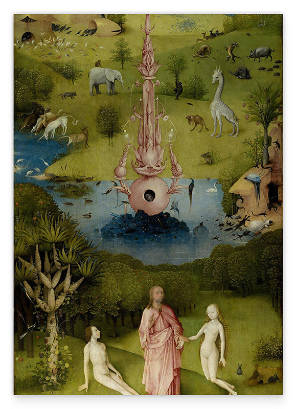 Hieronymus Bosch - Der Garten der Lüste (1490/1510) - Linke Tafel Hover Image