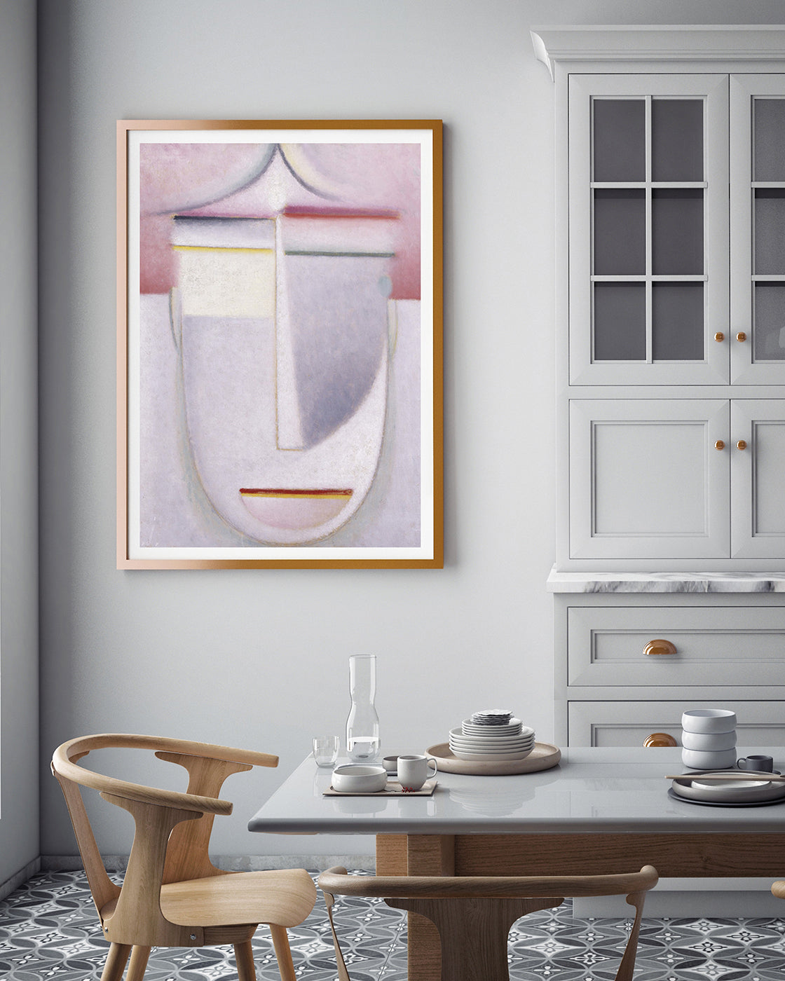 Alexej von Jawlensky - Abstrakter Kopf Komposition 2 Winter