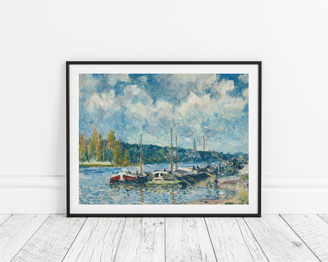 Alfred Sisley - Die Seine bei Bougival