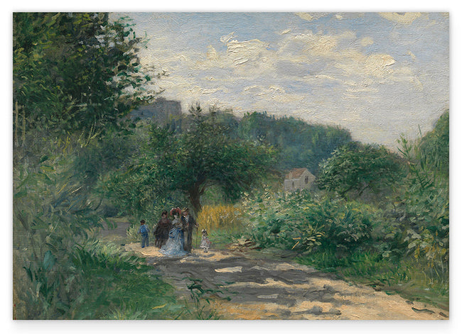 Auguste Renoir - Eine Straße in Louveciennes Hover Image