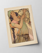 Alfons Mucha - Bohemian women with instrument