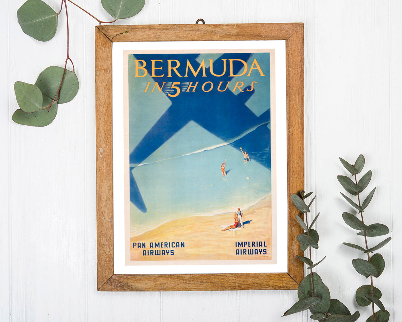 Pierre Fix-Masseau - Art Deco Werbeplakat - Bermuda