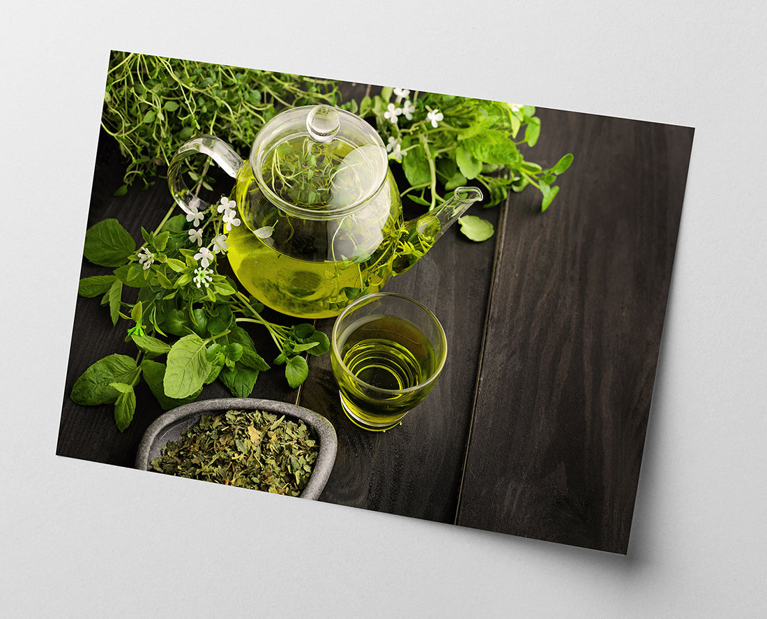 Frische Teezubereitung