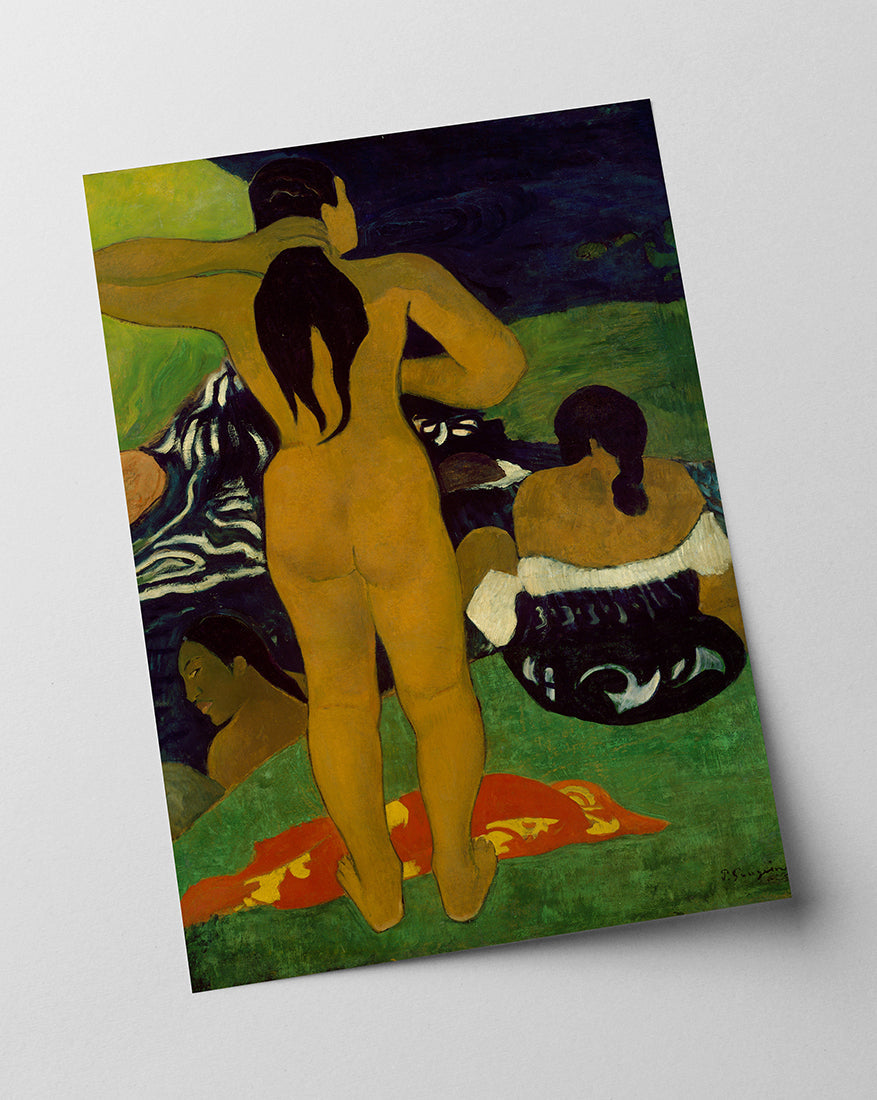 Paul Gauguin - Tahitianische Frauen baden