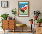 Pierre Fix-Masseau - Art Deco Werbeplakat - Rennfahren an der Côte d'Azur