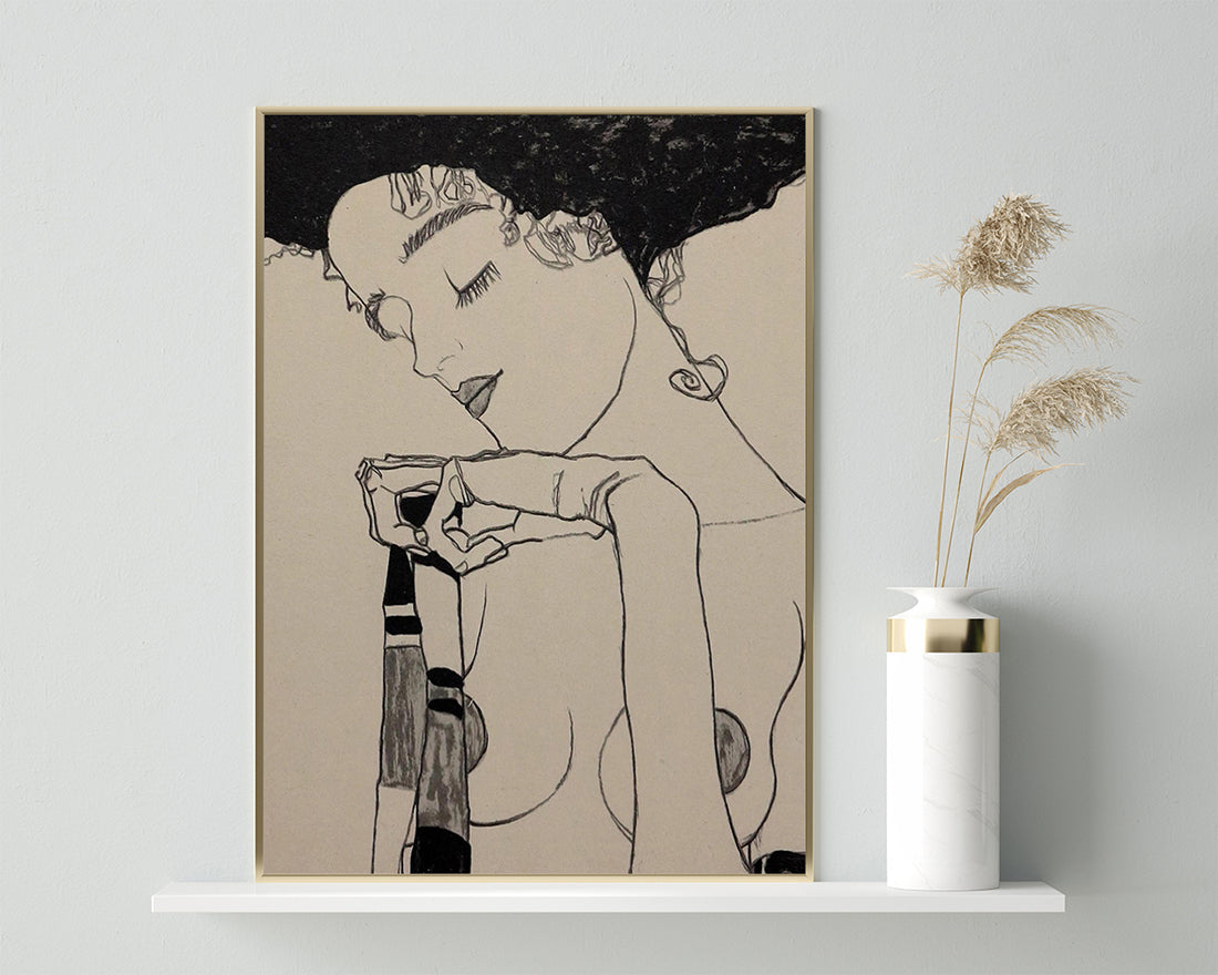 Egon Schiele - Portrait von Gerti Schiele