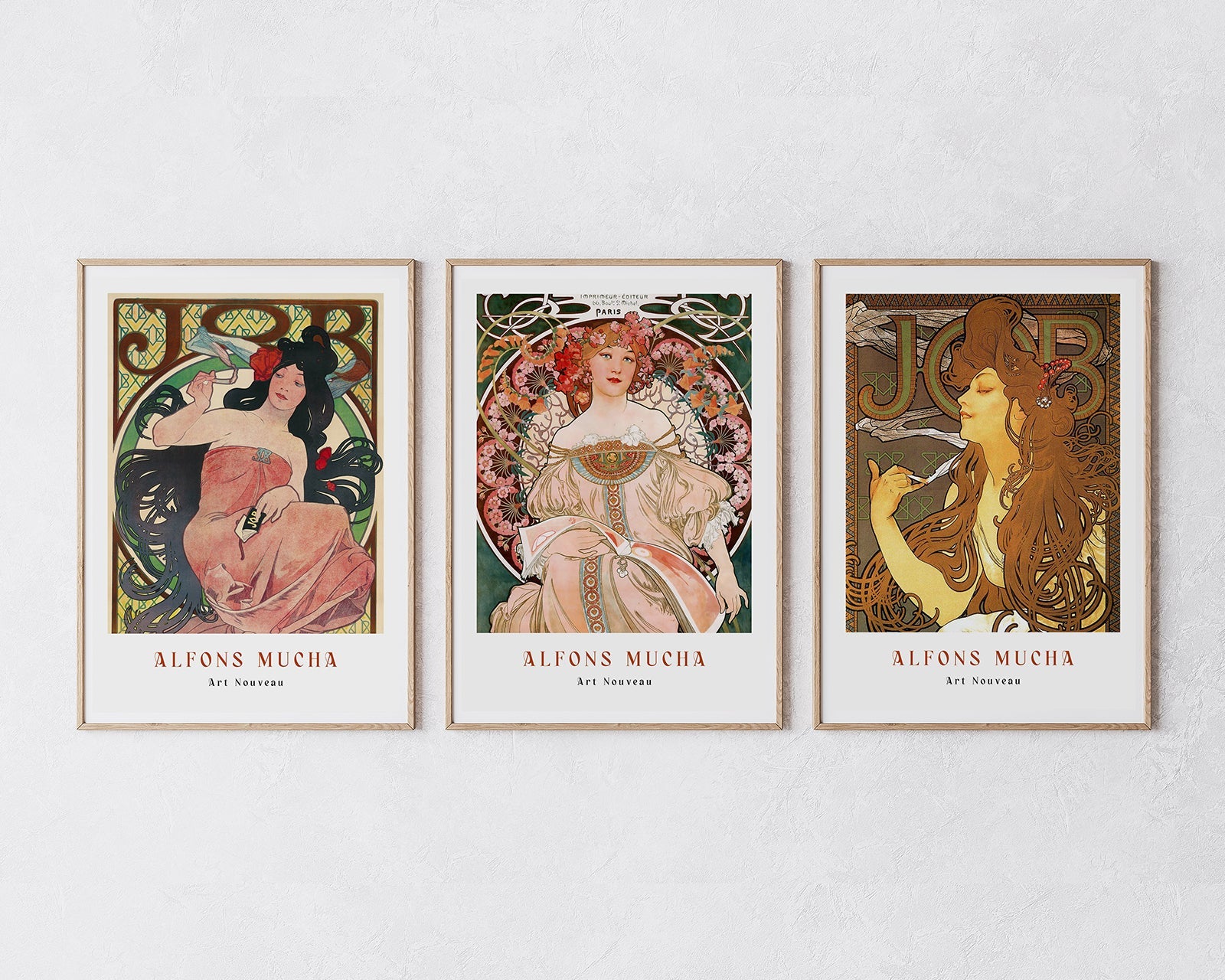 Set aus 3 Postern: "Bohemian Women - JOB"