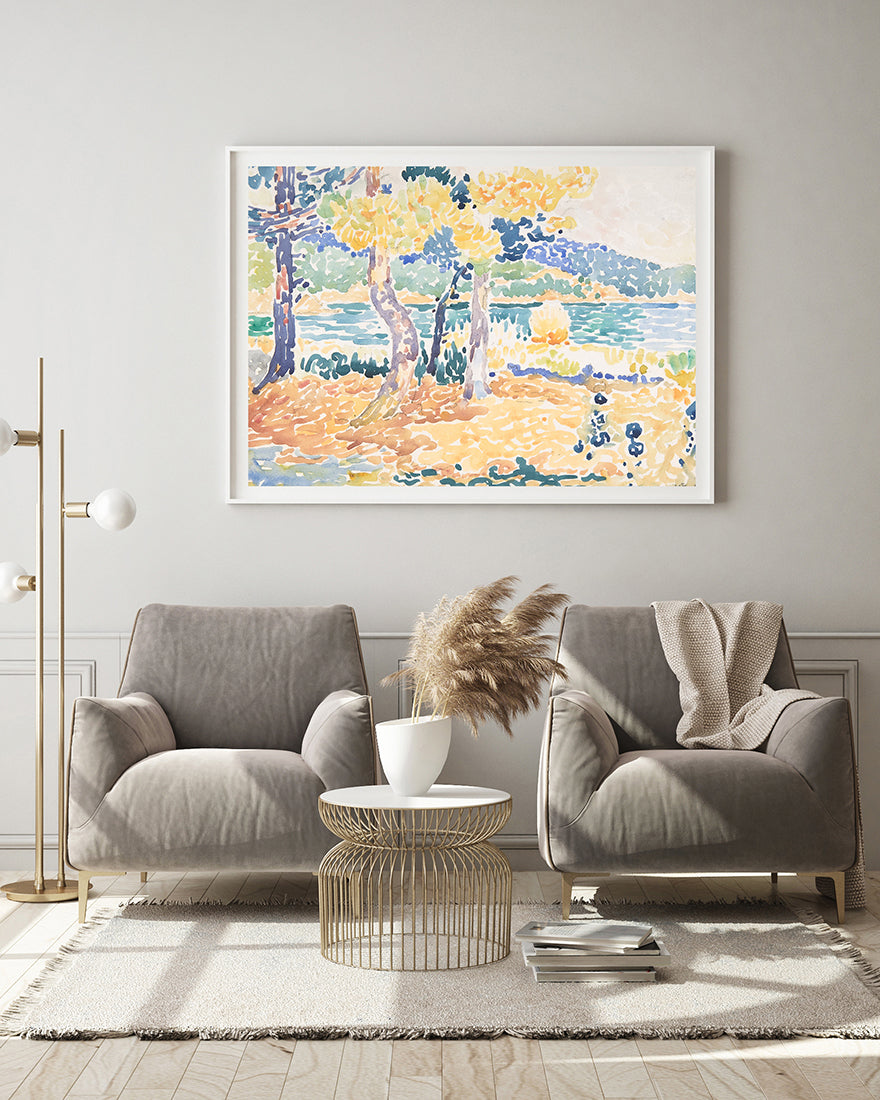 Henri-Edmond-Kreuz - Kiefern an der Küste