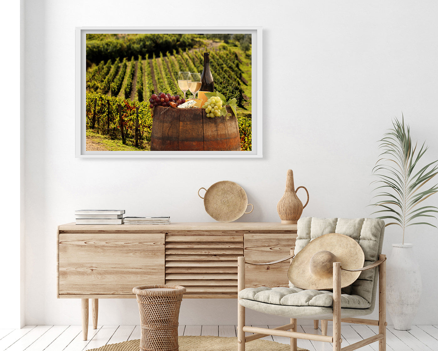 Wein im Weinbaugebiet