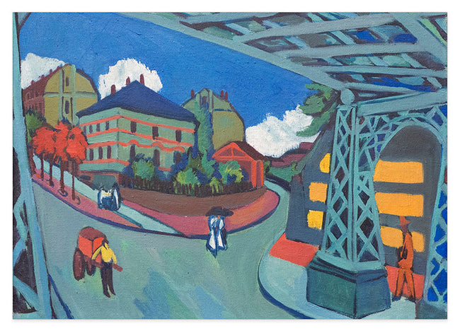 Ernst Ludwig Kirchner - Eisenbahnüberführung Löbtauer Straße in Dresden Hover Image