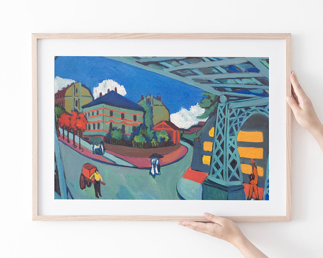 Ernst Ludwig Kirchner - Eisenbahnüberführung Löbtauer Straße in Dresden