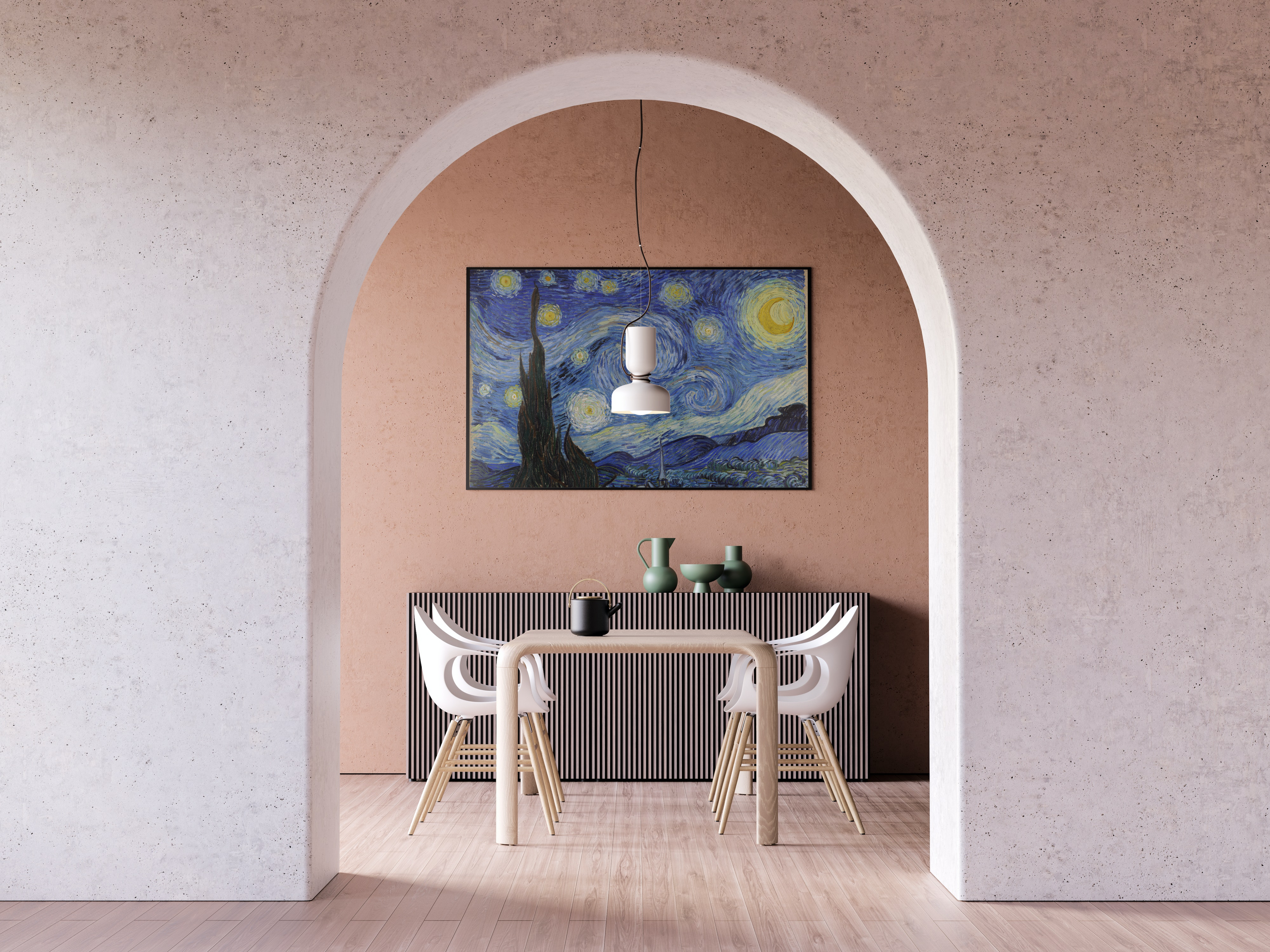 VINCENT VAN GOGH, 1889 - Die Sternennacht (The starry night)