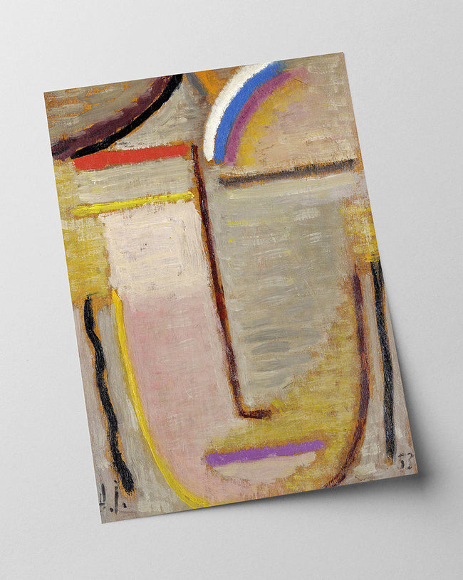 Alexej von Jawlensky - Abstrakter Kopf Main Image