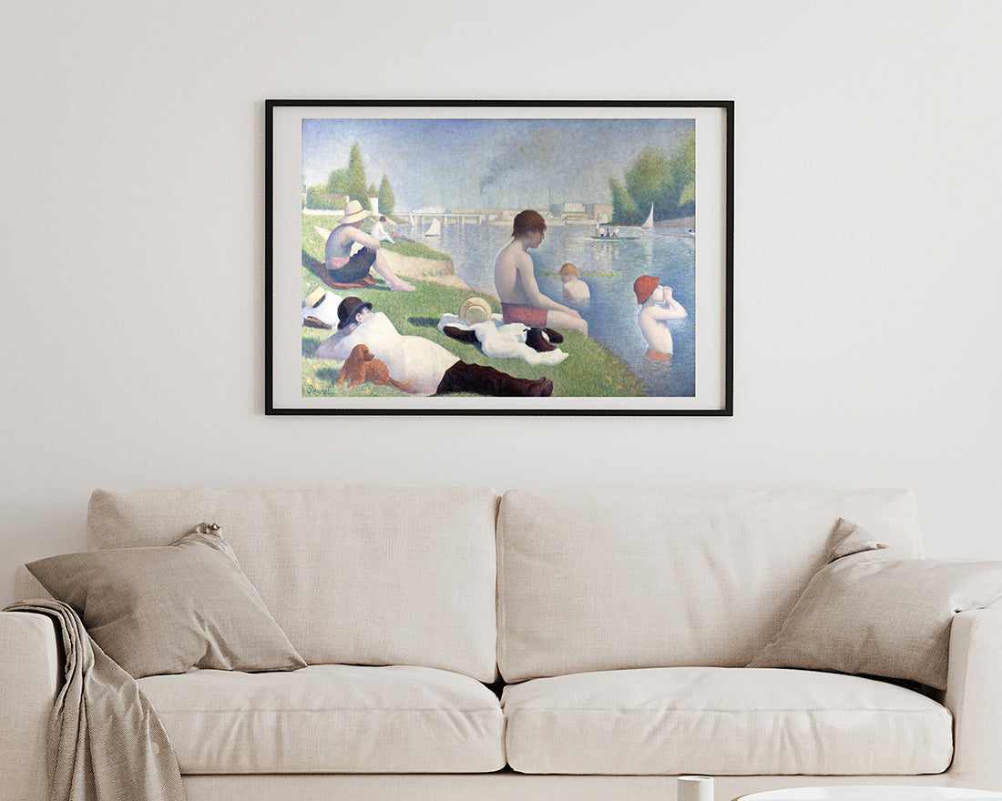 Georges Seurat - Badende in Asnierès (Baigneurs à Asnierès)