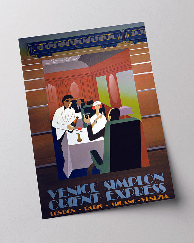 Pierre Fix-Masseau - Art Deco Werbeplakat - Orient-Express Main Image