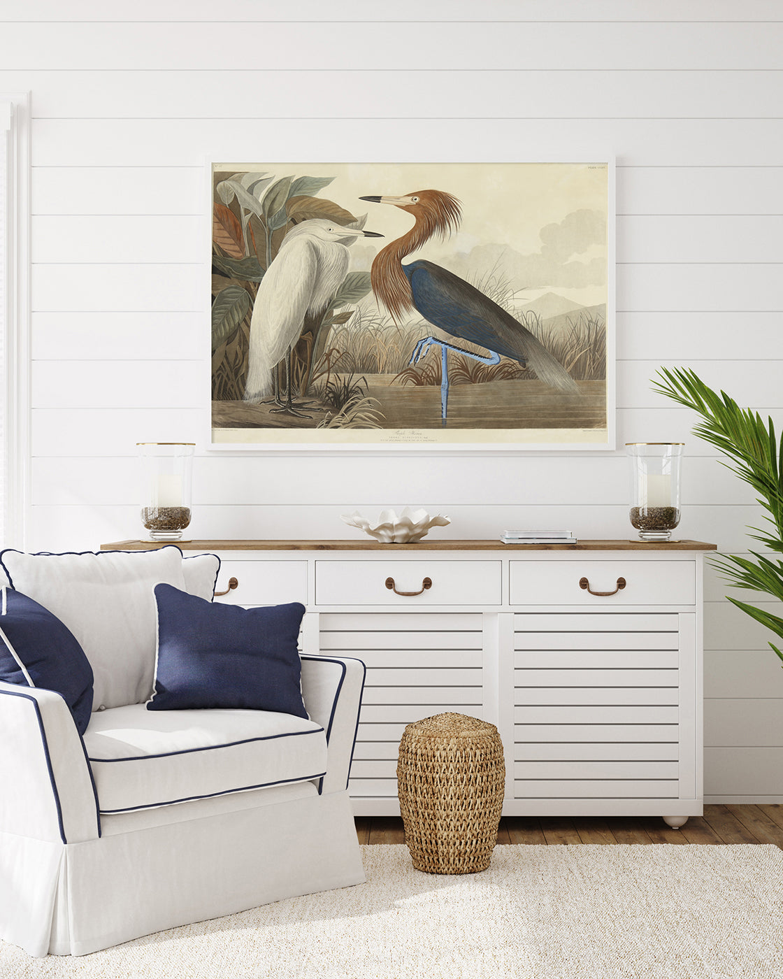 John James Audubon - Zwei Vögel am See