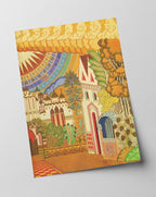 Ivan Bilibin - Sonnenschein über Stadt I