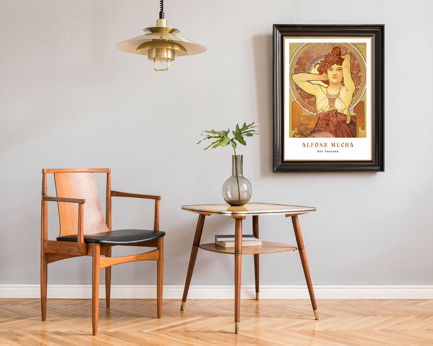 Alfons Mucha - Museum-Poster Sitzende Frau II - Art déco