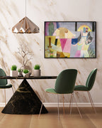 Paul Klee - Schwarze Säulen in der Landschaft (1919)