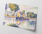 Paul Signac - Blick auf die Seine, Samois