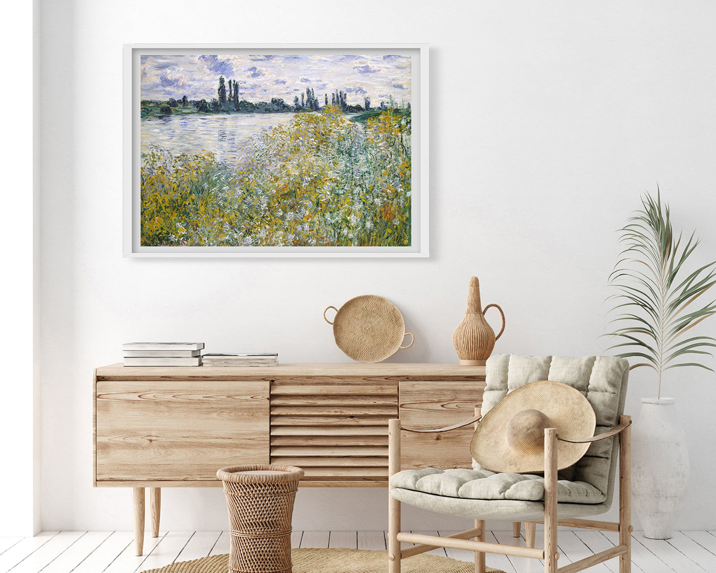 Claude Monet - Île aux Fleurs bei Vétheuil (1880)