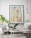 Claude Monet - Kathedrale von Rouen, West-Fassade, Sonnenlicht (1894)