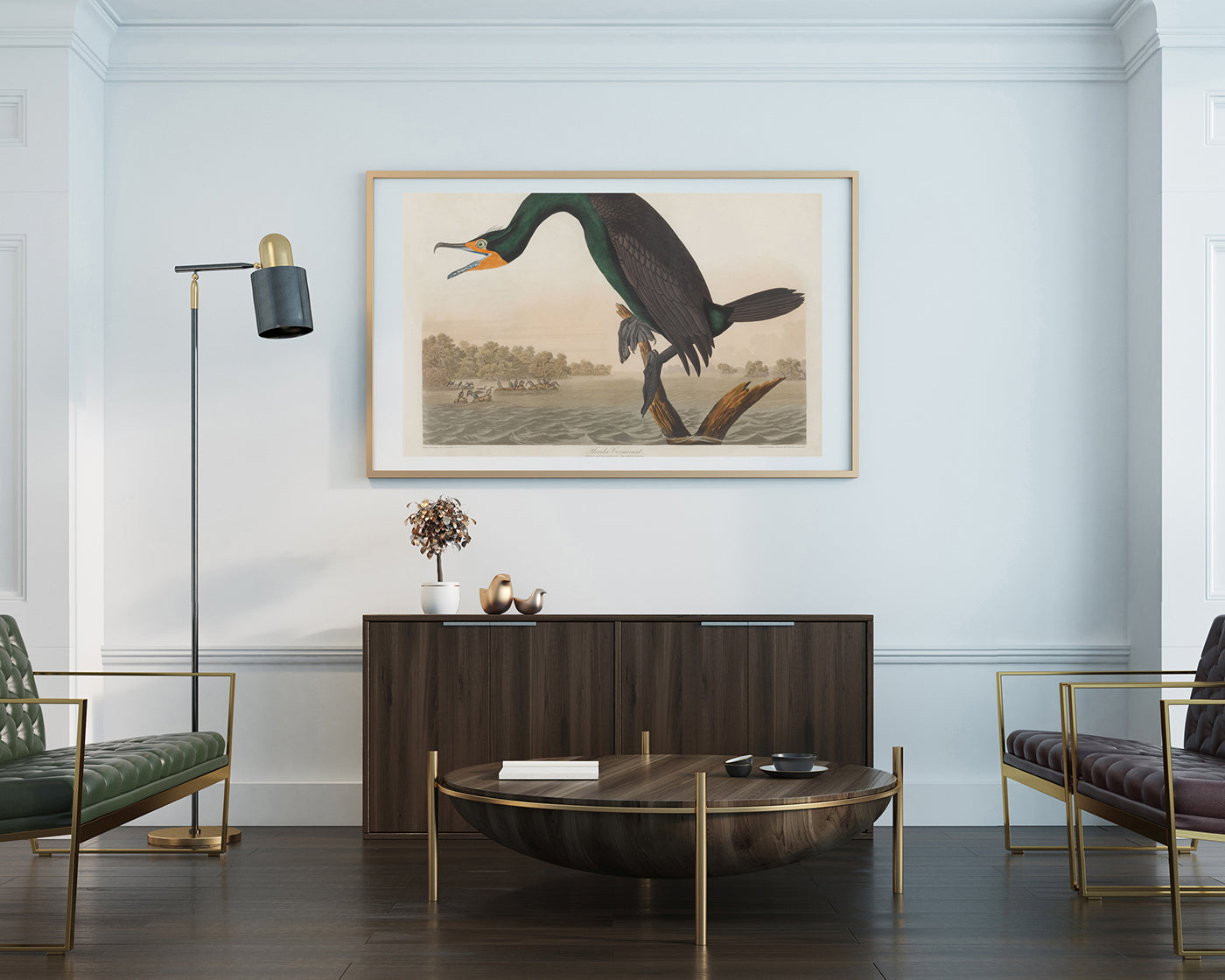 John James Audubon - Smaragdgrüner Wasservogel