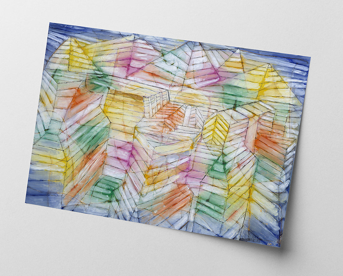 Paul Klee - Bühnen-Gebirgs-Konstruktion (1920)