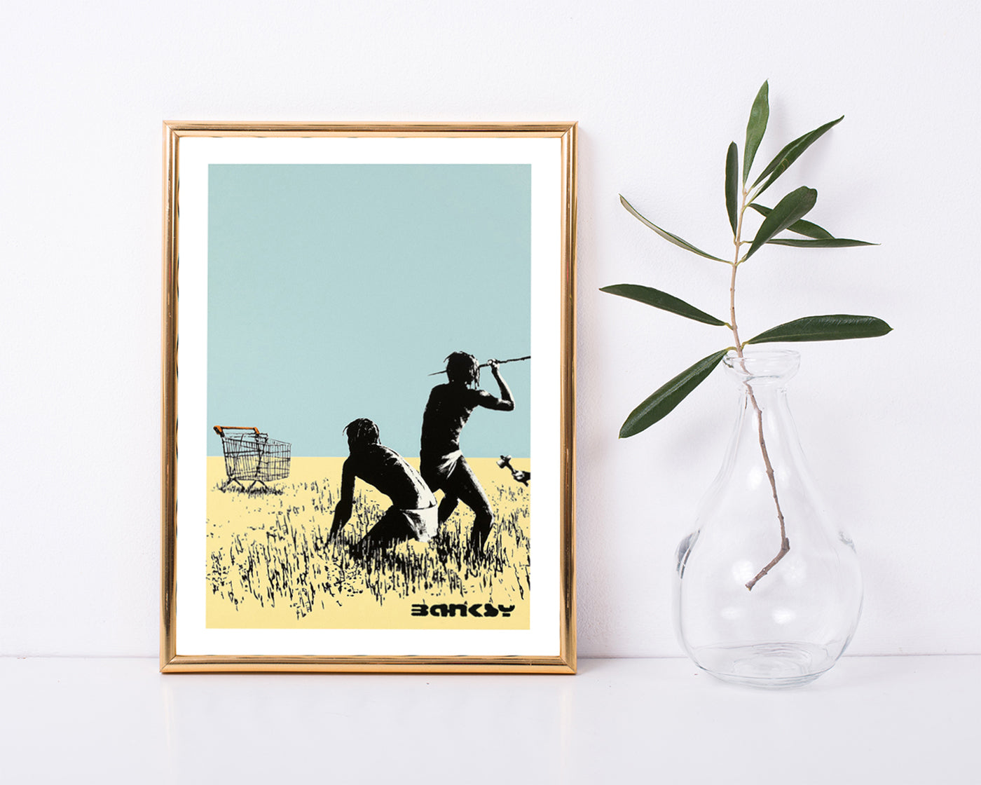 Banksy - Museum-Poster Konsumkritik und Kolonialismus