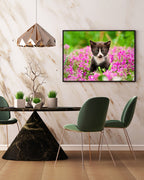 Katzen-Baby in Blumenwiese